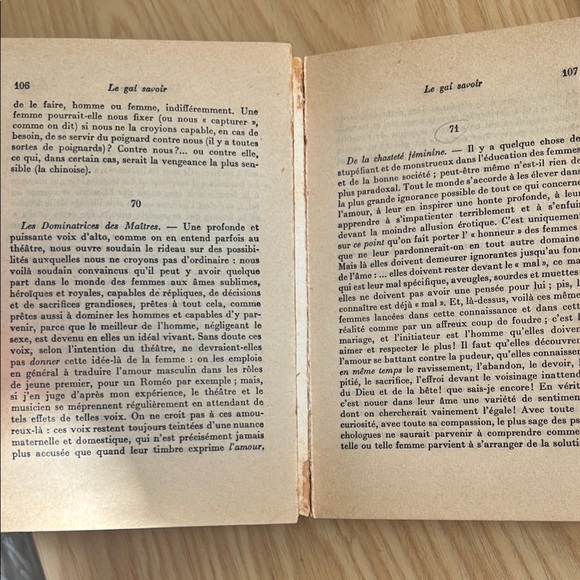 Nietzsche 'Le Gai Savoir' Book, French original of The Gay Science - Picture 8 of 9